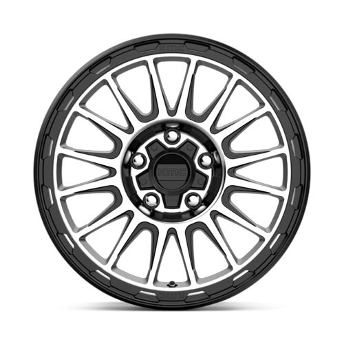 KM542 17X9 5X5.0 S-BLK MACH -12MM