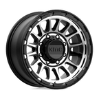 KM542 17X8.5 8X170 S-BLK MACH 00MM