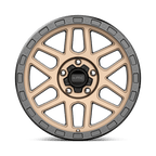KM544 17X9 5X5.0 M-BRZ BLK LP -12MM