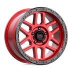 KM544 17X9 5X5.0 C-RED BLK-LP -12MM