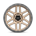 KM544 17X8.5 5X5.0 M-BRZ BLK LP 00MM
