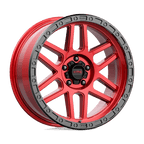 KM544 17X8.5 5X5.0 C-RED BLK-LP 00MM