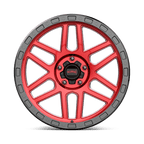 KM544 17X8.5 5X5.0 C-RED BLK-LP 00MM