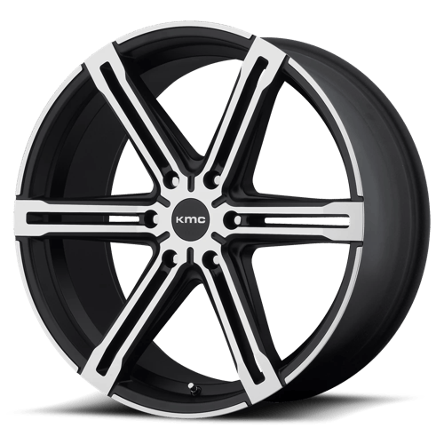 KM686 22X9.5 6X135 S-BLACK MACHINED 38MM