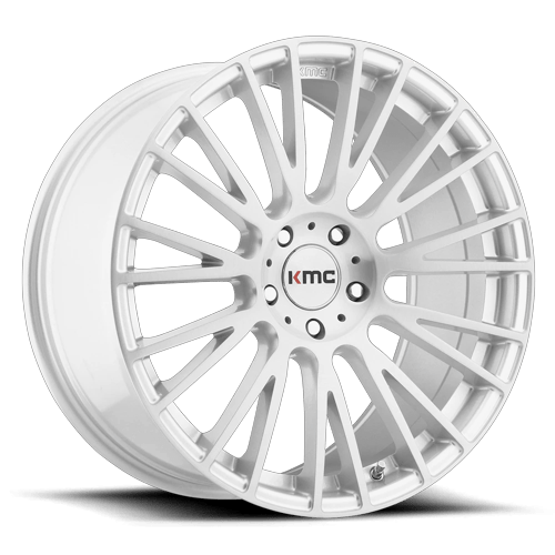 KM706 18X8 5X4.5 BRUSHED SLV 38MM