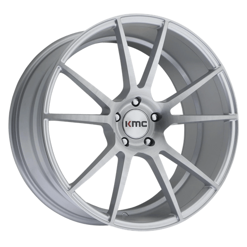 KM709 20X8.5 5X112 BRUSHED SLV 25MM