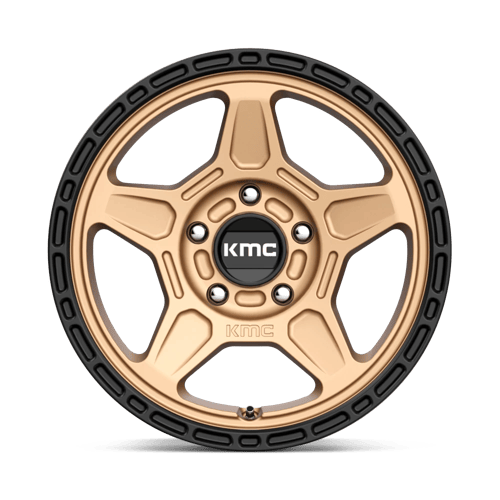 KM721 17X8 5X4.5 M-BRZ BLK LP 38MM