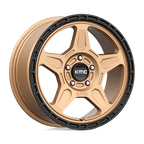 KM721 17X8 5X5.0 M-BRZ BLK LP 38MM
