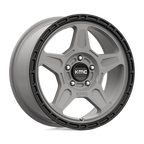 KM721 17X8 5X110 S-GRAY BLK LP 38MM