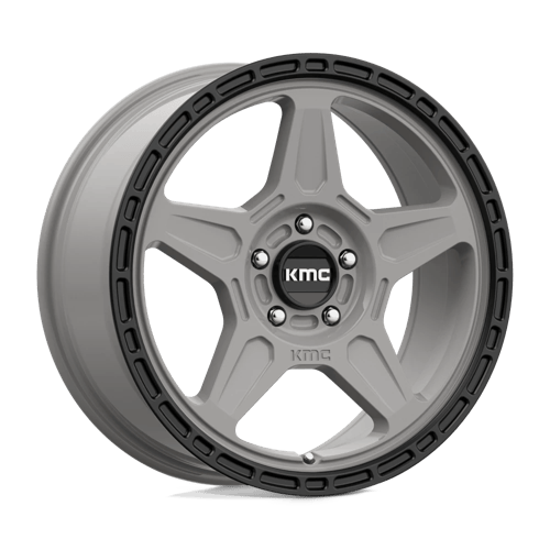 KM721 18X8 5X4.25 S-GRAY BLK LP 38MM