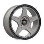 KM721 18X8 5X4.25 S-GRAY BLK LP 38MM