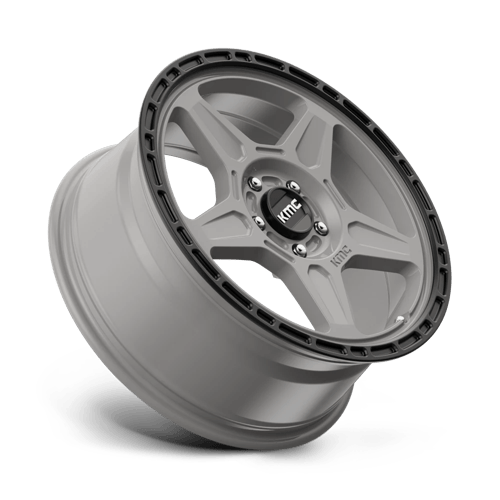 KM721 18X8 5X4.25 S-GRAY BLK LP 38MM