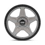 KM721 18X8 5X4.25 S-GRAY BLK LP 38MM