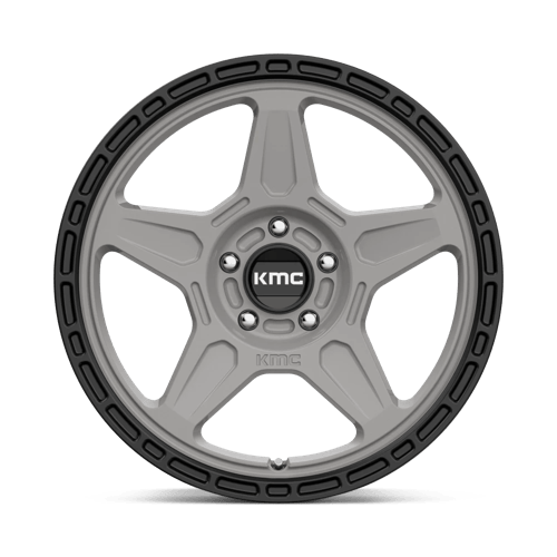 KM721 18X8 5X4.25 S-GRAY BLK LP 38MM