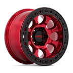 RIOT BL 17X9 5X5.0 RD-BLK-RG -38