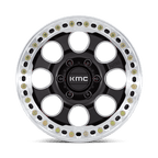 RIOT BL 17X8.5 BLANK SBLK-MC-RG +0