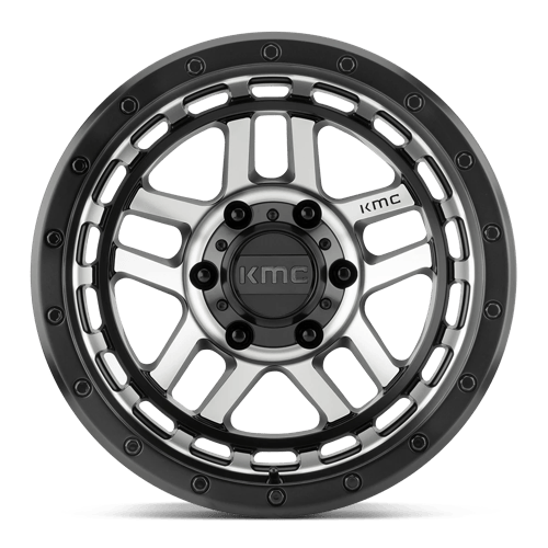 KM540 17X8.5 6X120 S-BLK MACH 18MM