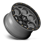 KM541 18X8.5 5X5.0 S-GRY BLK-LP 18MM