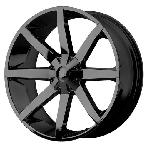 KM651 SLIDE 24X9.5 6X135/5.5 G-BLK +25MM