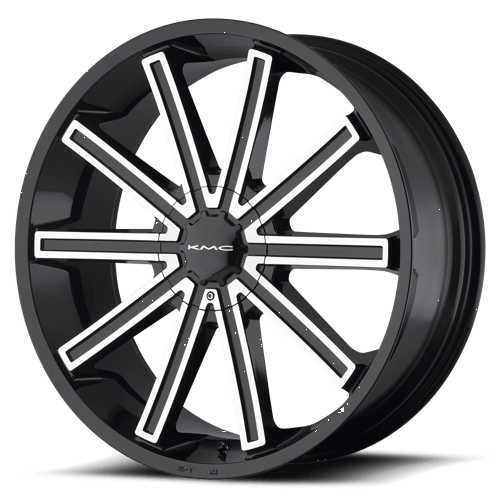 KM681 22X9 6X132/5.5 G-BLK/MCH +38MM