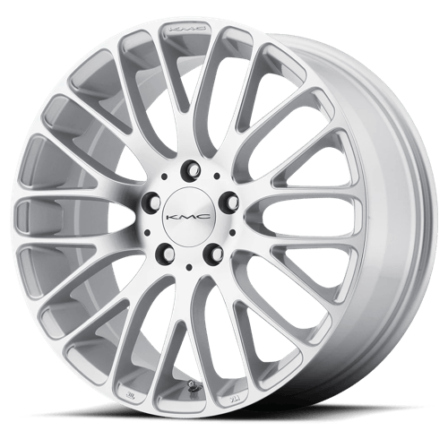 KM693 20X8.5 5X4.5 SLV W/ MACH FACE 40MM