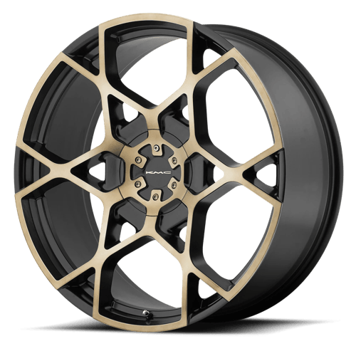 KM695 20X8.5 6X120/5.5 S-BLK TINTED 15MM