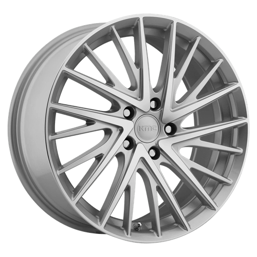 KM697 18X8 5X4.5 SLV MACH 40MM