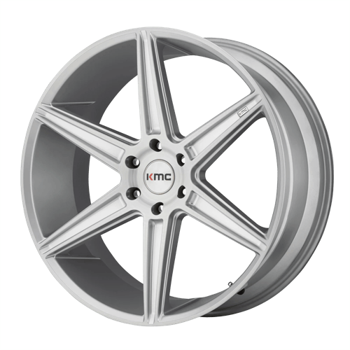KM712 20X9 6X135 BRUSHED SLV 30MM