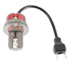 LED F-Light Bulb-High Beam Replacement Modern White(5700K) 5.75 Inch Round Standard H4 Wiring High Beam Only 3 Pin Sold Individually RetroBright