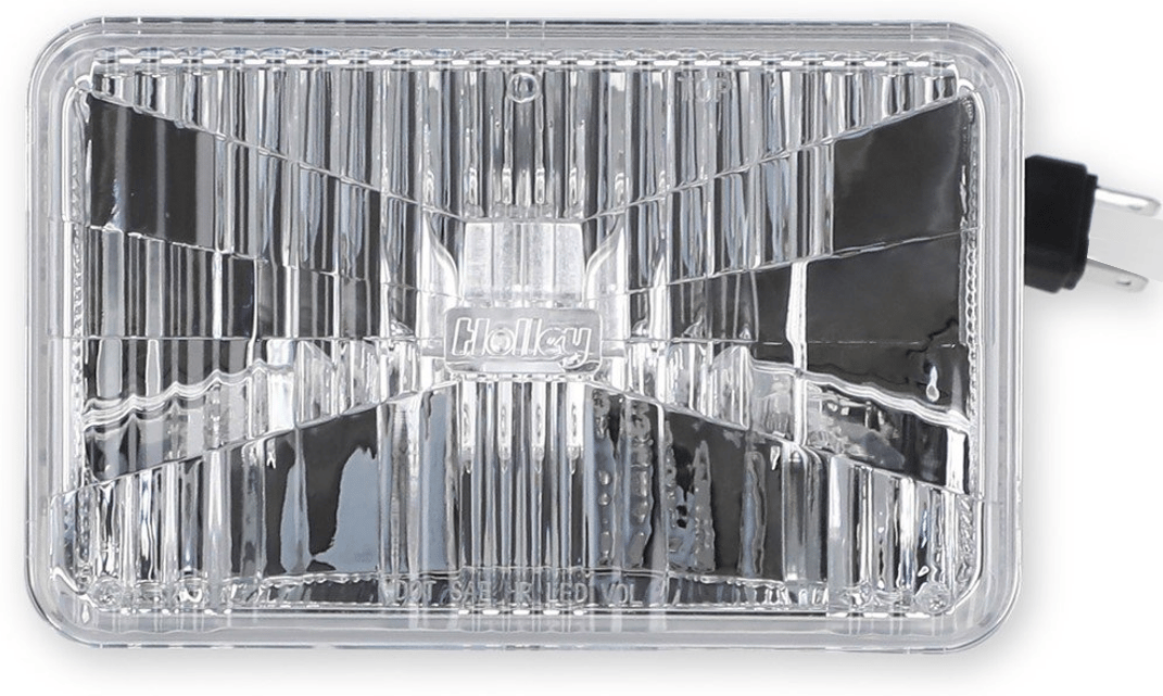 LED Forward Facing Light -Classic White(3000K) High Beam Only 4 Inch x 6 Inch Rectangle Modern-Tech Upgrade For Old-School Sealed Beam Headlight Systems Sold Individually RetroBright