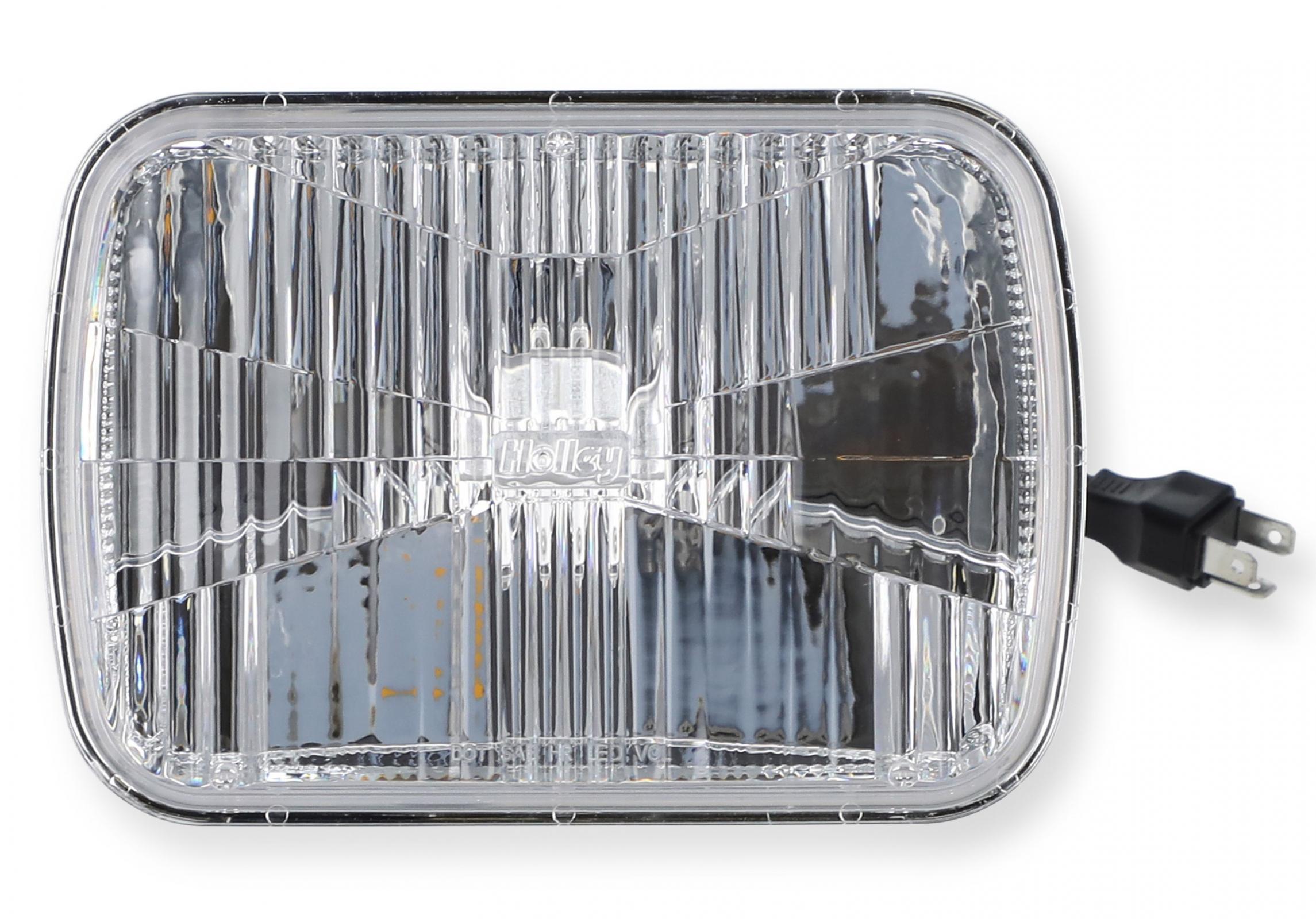 LED Forward Facing Light Classic White (3000K) 5 Inch x 7 Inch Rectangle Modern-Tech Upgrade For Old-School Sealed Beam Headlight Systems Sold Individually RetroBright