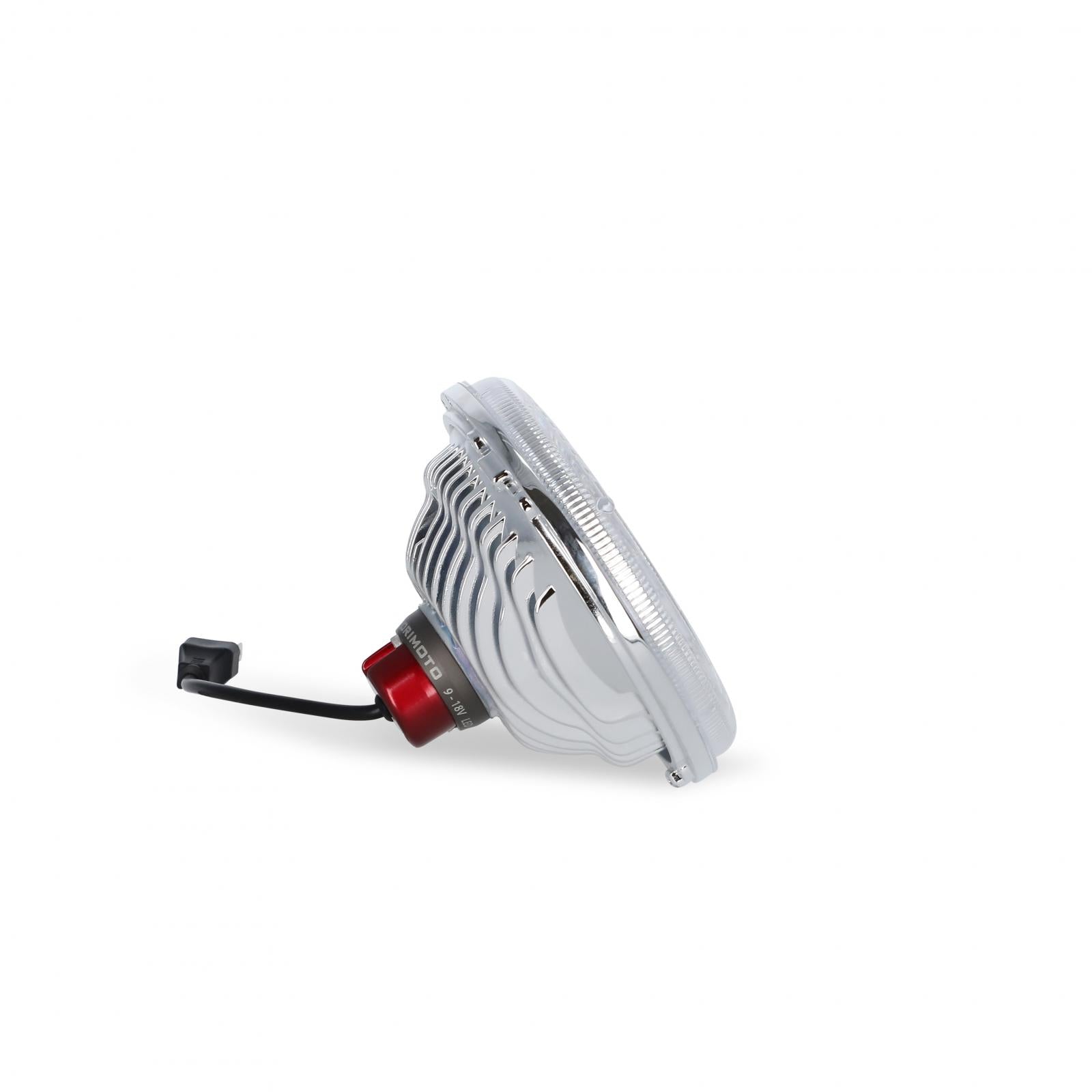 LED Forward Facing Light Classic White (3000K) 7 Inch Round Modern-Tech Upgrade For Old-School Sealed Beam Headlight Systems Sold Individually RetroBright