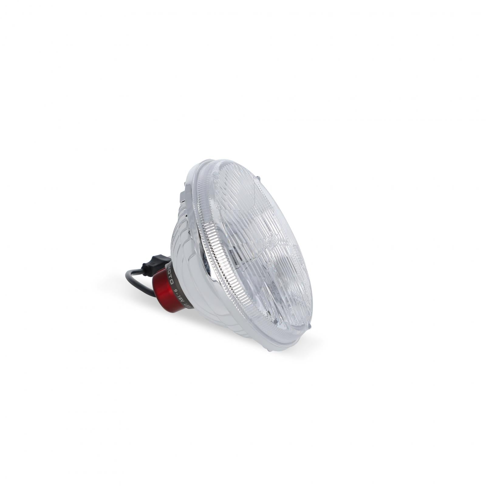 LED Forward Facing Light Classic White (3000K) 7 Inch Round Modern-Tech Upgrade For Old-School Sealed Beam Headlight Systems Sold Individually RetroBright