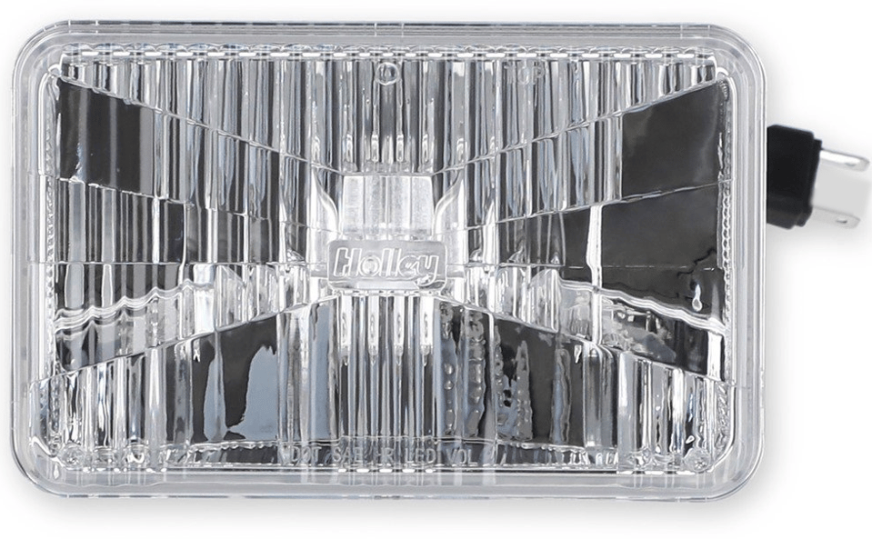 LED Forward Facing Light Modern White(5700K) High Beam Only 4 Inch x 6 Inch Rectangle Modern-Tech Upgrade For Old-School Sealed Beam Headlight Systems Sold Individually RetroBright