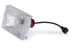 LED Forward Facing Light Modern White(5700K) High Beam Only 4 Inch x 6 Inch Rectangle Modern-Tech Upgrade For Old-School Sealed Beam Headlight Systems Sold Individually RetroBright