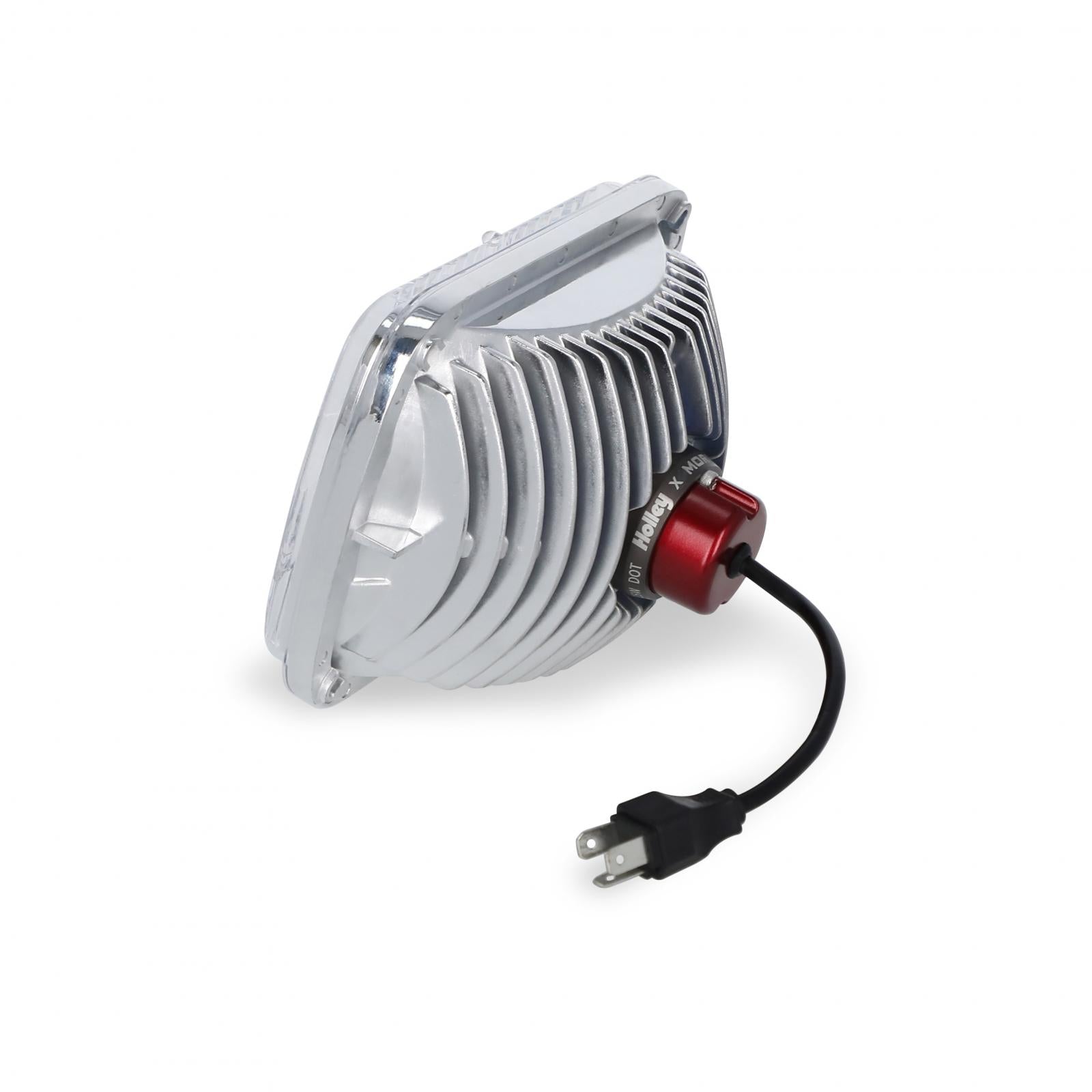 LED Forward Facing Light Modern White (5700K) 5 Inch x 7 Inch Rectangle Modern-Tech Upgrade For Old-School Sealed Beam Headlight Systems Sold Individually RetroBright