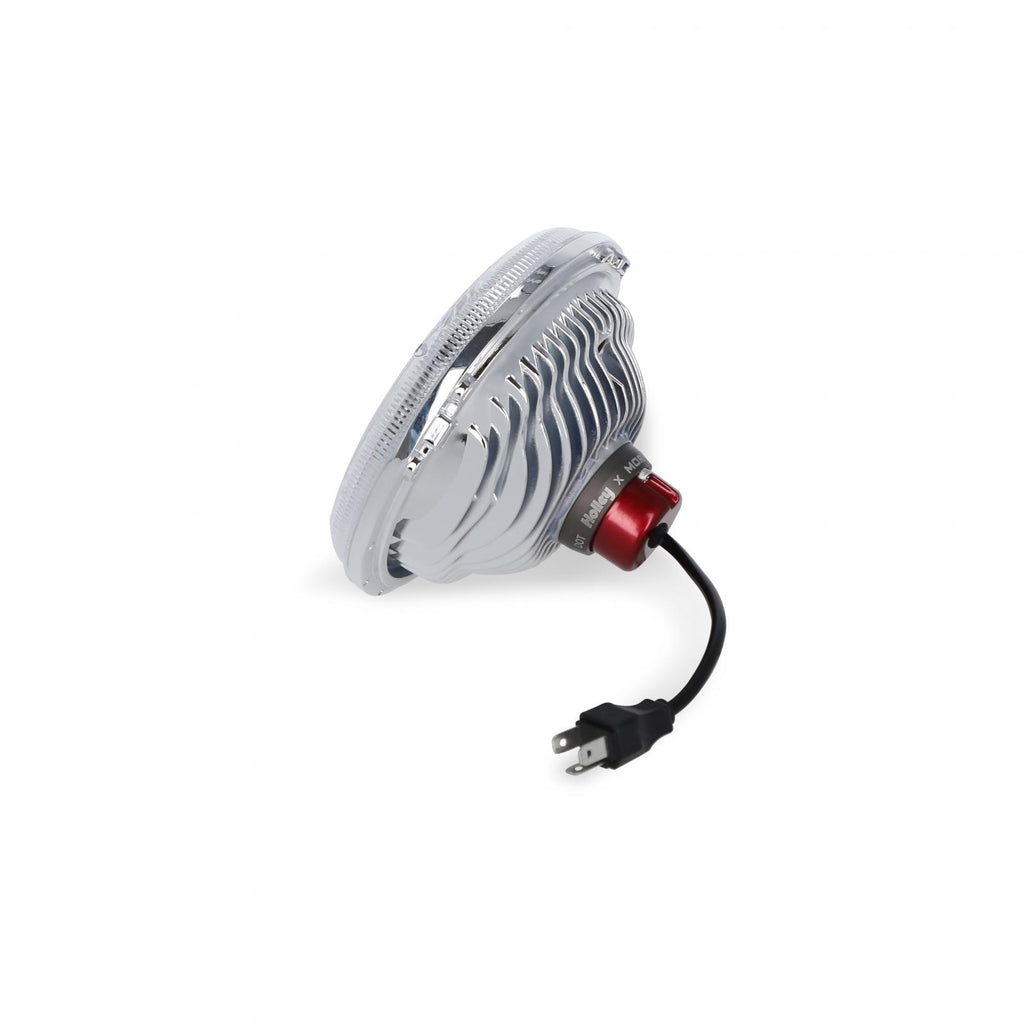 LED Forward Facing Light Modern White (5700K) 7 Inch Round Modern-Tech Upgrade For Old-School Sealed Beam Headlight Systems Sold Individually RetroBright