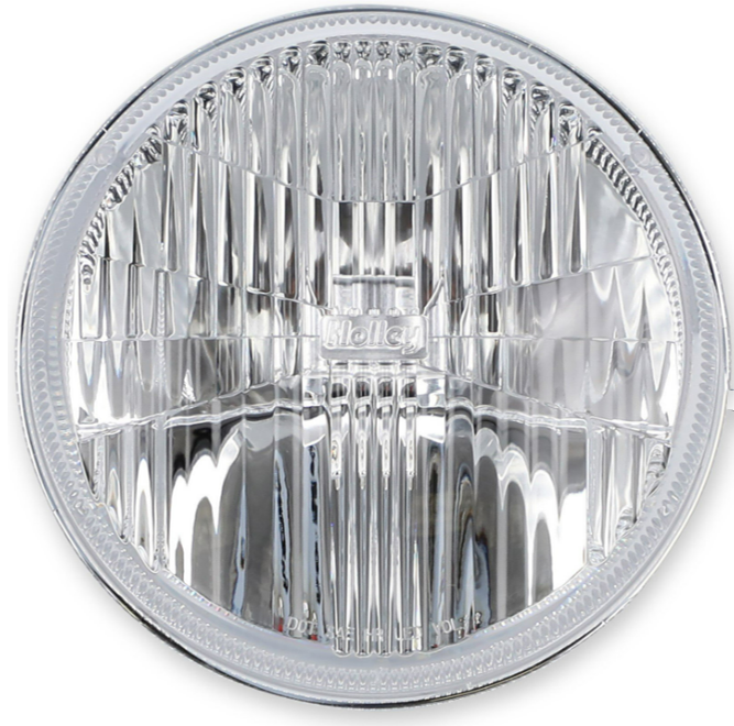 LED Forward Light Clear Lens Housing Only 7 Inch Round Modern-Tech Upgrade For Old-School Sealed Beam Headlight Systems Bulb Sold Separately RetroBright