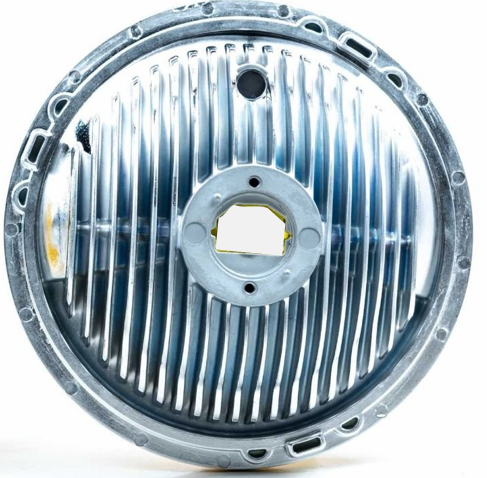 LED Forward Light Clear Lens Housing Only 7 Inch Round Modern-Tech Upgrade For Old-School Sealed Beam Headlight Systems Bulb Sold Separately RetroBright