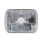 LED F-Light Clear Lens Housing Only  Sold Individually 5 Inch x 7 Inch Rectangle Modern-Tech Upgrade For Old-School Sealed Beam Headlight Systems Bulb Sold Separately RetroBright