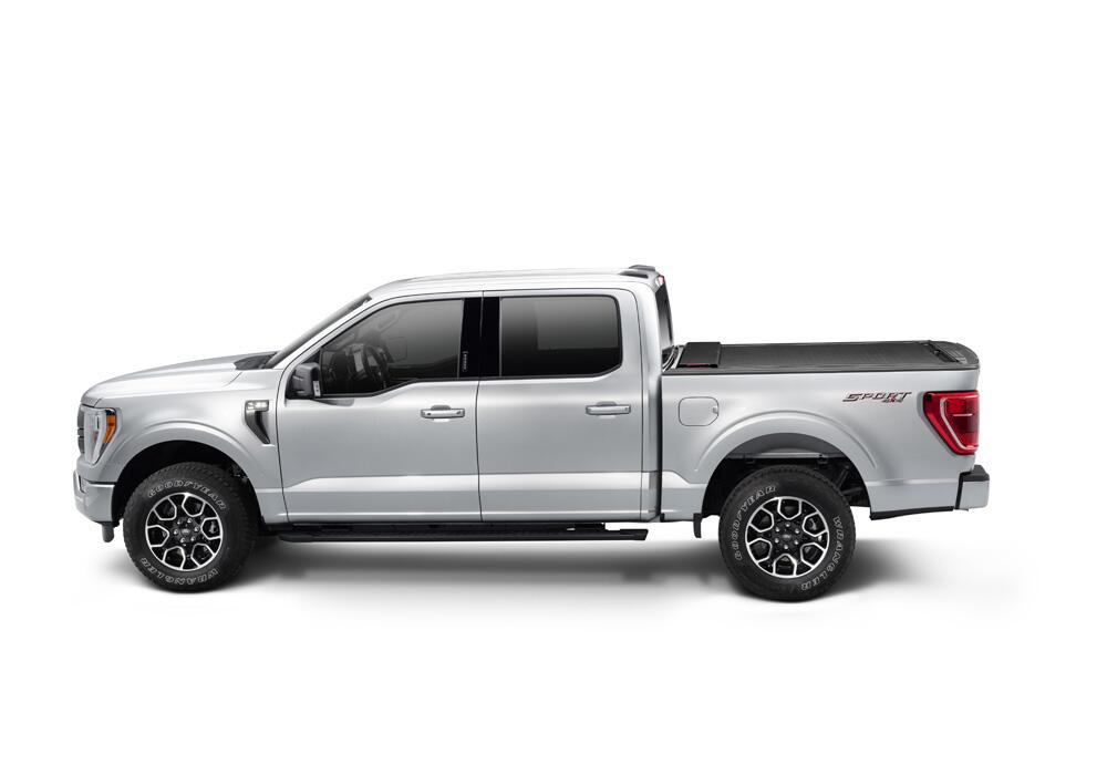 M-Series Locking Retractable Truck Bed Cover for 2021-2025 Ford F-150 5' 7 inch Bed (Includes Lightning) Roll N Lock