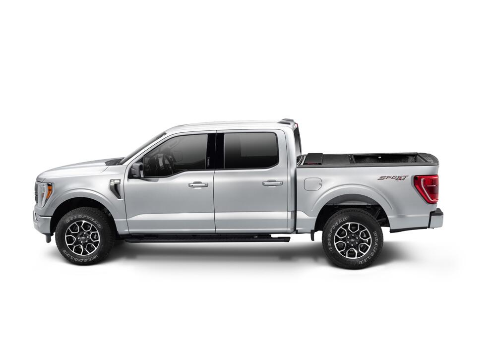 M-Series Locking Retractable Truck Bed Cover for 2021-2025 Ford F-150 5' 7 inch Bed (Includes Lightning) Roll N Lock