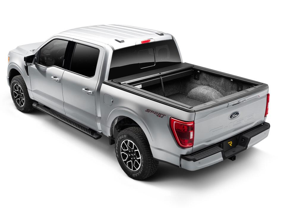 M-Series Locking Retractable Truck Bed Cover for 2021-2025 Ford F-150 5' 7 inch Bed (Includes Lightning) Roll N Lock