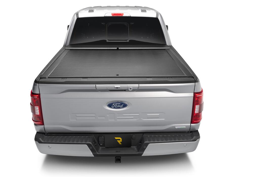 M-Series Locking Retractable Truck Bed Cover for 2021-2025 Ford F-150 5' 7 inch Bed (Includes Lightning) Roll N Lock