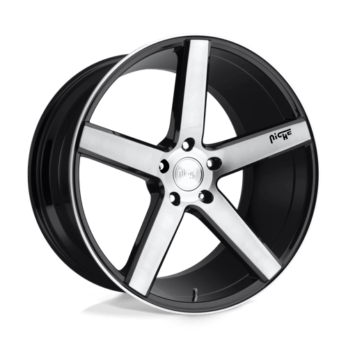 M124 22X10 5X5.0 GL-BLK-BRSHD 35MM