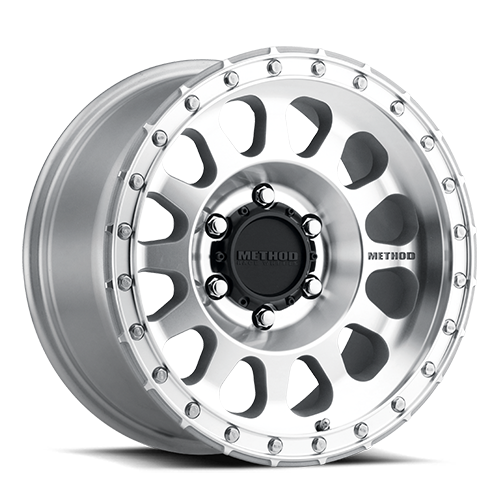 Aluminum Wheels 17x8.5 MR315 Bolt Pattern 6 On 139.7 Offset 0 Lip Size 1.65 Machined SL Clear Coat Method