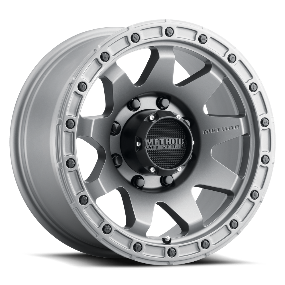 Aluminum Wheels 18x9 MR317 Bolt Pattern 8 On 180 Offset 18 Matte Titanium GY Method