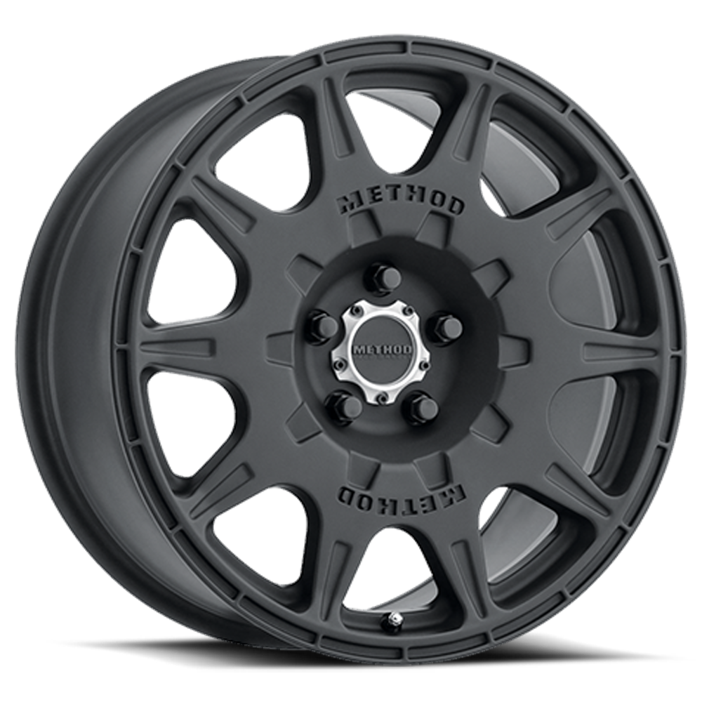 Aluminum Wheels 17x8 Rally MR502 Bolt Pattern 5 On 108 Offset 38 Lip Size 0 Matte Black MB Method