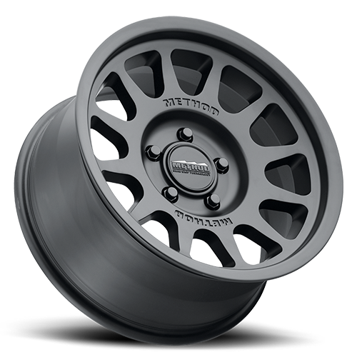 Aluminum Wheels 16x6 Bead Grip MR703 Bolt Pattern 5 On 130 Offset 68 Lip Size 0 Matte Black MB Method