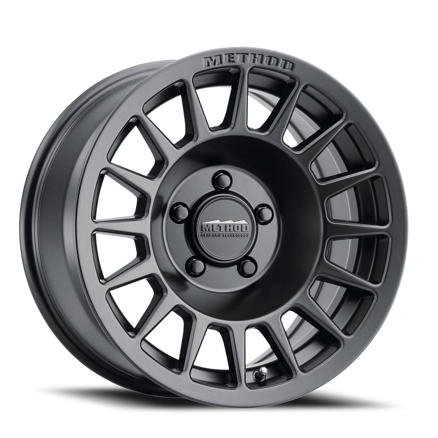 Aluminum Wheels 17x7.5 Bead Grip MR707 Bolt Pattern 5 On 160 Offset 50 Lip Size 0 Matte Black MB Method